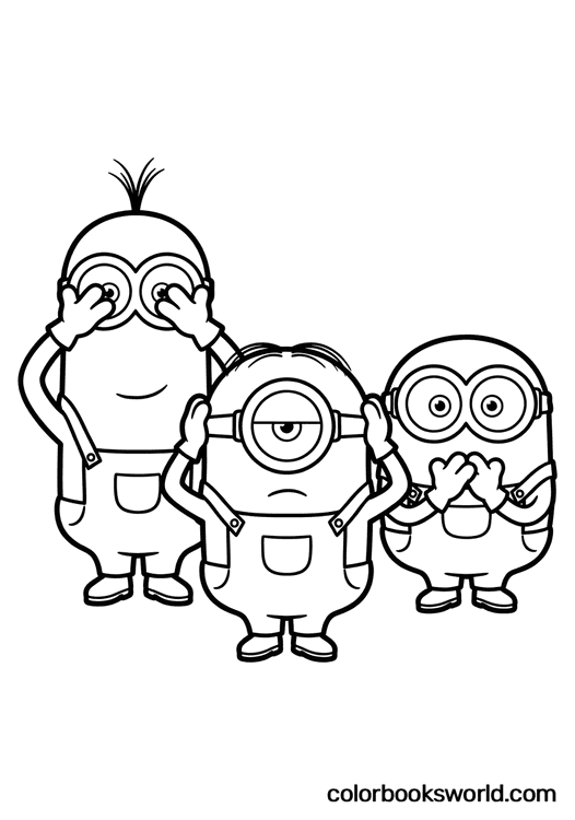 Kevin, Stuart and Bob pose as mimes, covering eyes, ears and mouth in a see-no-evil trio.