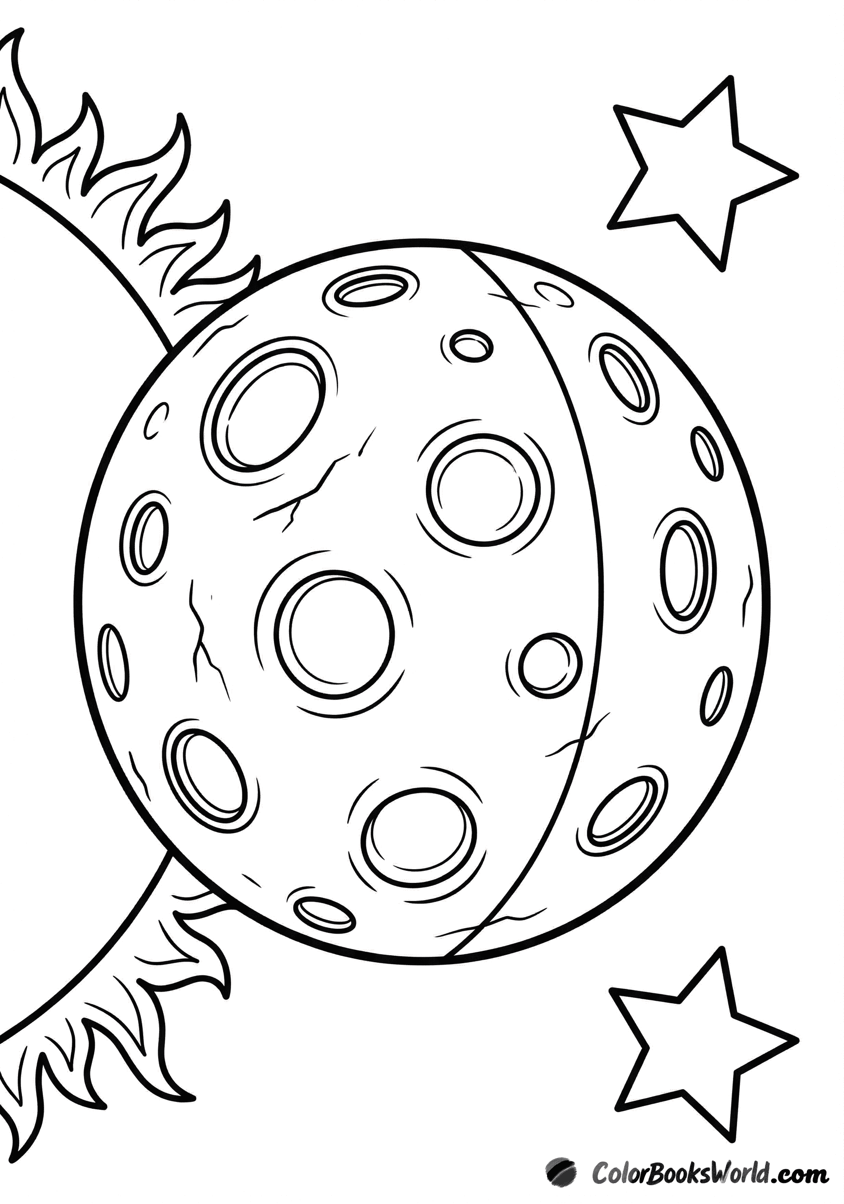 Close-up of cratered Mercury with fissures, shown beside the Sun’s edge.